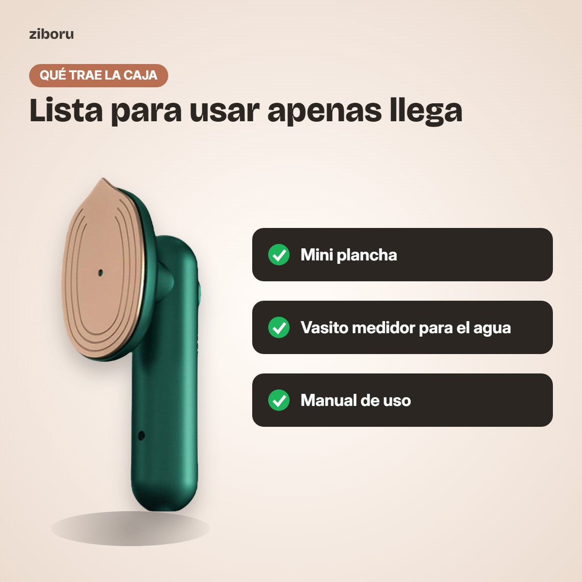 Qué trae la caja