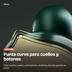 Punta curva para cuellos y botones